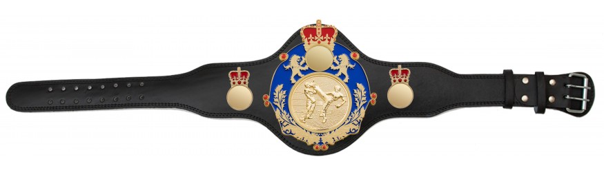 QUEENSBURY PLT LEATHER KICKBOXING CHAMPIONSHIP BELT - PLTQUEEN/BLUE/G/KBOG - AVAILABLE IN 4 COLOURS QUEENSBURY PLT LEATHER KICKBOXING CHAMPIONSHIP BELT - PLTQUEEN/BLUE/G/KBOG - AVAILABLE IN 4 COLOURS